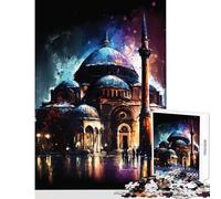Jigsaw Puzzle 1000 Piece Hagia Sophia Istanbul Puzzles for Teenagers Precision Cutting for Birthday, Chrismas Unique Gifts for Birthday And Christmas (50x75cm)