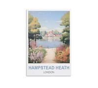 Jigsaw Puzzle 1000 Piece，Hampstead Heath London Classic puzzle 3D puzzle diy kit paper toys unique gift residential culture 52x38cm