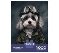 Jigsaw Puzzle 1000 Piece Havanese Soldier Puzzles for Adults Relax Games Stress Reliever Deal As Gifts for The Whole Family 52x38cm/1000pcs