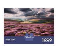 Jigsaw Puzzle 1000 Piece Heather Fields in Bloom Puzzles for Adults Family Game Improve Memory Deal As Gifts for The Whole Family 70x50cm/1000pcs
