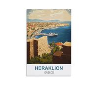 Jigsaw Puzzle 1000 Piece，Heraklion Greece Posters Classic puzzle 3D puzzle diy kit paper toys unique gift residential culture 38x26cm