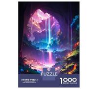 Jigsaw Puzzle 1000 Piece Hidden Falls Hollow Puzzles for Adults Relax Games Stress Reliever Deal As Gifts for The Whole Family 38x26cm/1000pcs