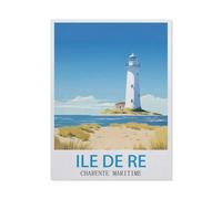 Jigsaw Puzzle 1000 Piece，Île de Ré Charente-Maritimes，Classic Puzzle DIY Kit Paper Toy Unique Gift Home Decor（38x26cm）-GO56