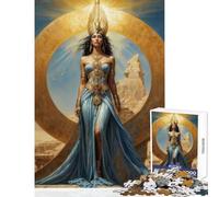 Jigsaw Puzzle 1000 Piece Isis Goddess Anti-Stress Toys Great Gift for Games for Educational Game Artists Collection, Fine Art Size 38x52cm