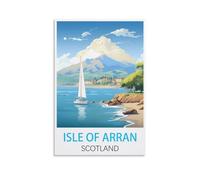 Jigsaw Puzzle 1000 Piece，Isle of Arran Scotlands Posters Jigsaw Puzzles 1000 Pieces for Adults Painting Puzzle 1000 Pieces DIY Challenging Puzzles for Adults 52x38cm