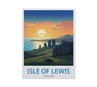 Jigsaw Puzzle 1000 Piece，Isle of Lewis Scotland，Adult Puzzle DIY Kit Paper Puzzle Modern Home Decor Unique Gift（26x38cm）-DZ7