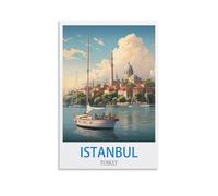 Jigsaw Puzzle 1000 Piece，Istanbul Turkey Challenging Difficult Puzzle Educational Game JigsawPuzzles Gifts for Adults 38x26cm