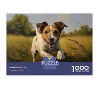 Jigsaw Puzzle 1000 Piece Jack Russell Terrier Puzzles for Adults Relax Games Stress Reliever Deal As Gifts for The Whole Family 70x50cm/1000pcs