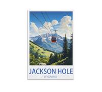 Jigsaw Puzzle 1000 Piece，Jackson Hole Wyoming Classic puzzle 3D puzzle diy kit paper toys unique gift residential culture 70x50cm