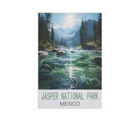 Jigsaw Puzzle 1000 Piece,Jasper National Park Mexico,Classic Puzzle Adult Puzzle DIY Kit Wood Toy Unique Gift Modern Home Decor(75x50cm)-FT98