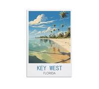 Jigsaw Puzzle 1000 Piece，Key West Florida Posters Jigsaws Puzzles 1000 Pieces Teens Kids Jigsaw Entertainment Toys Brain Challenge Puzzle 52x38cm