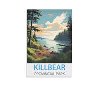 Jigsaw Puzzle 1000 Piece，Killbear Provincial Park Puzzle 1000 Pieces Wood Puzzle Adult Children'S Educational Toy Family Decompression Game 38x26cm
