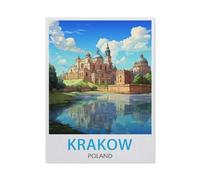 Jigsaw Puzzle 1000 Piece,Krakow, Poland,paper Jigsaw Puzzle for Kids Adult, Puzzle Game Toys Gift for Wall Decoration(38x26cm)-BG30