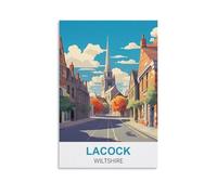 Jigsaw Puzzle 1000 Piece，Lacock Wiltshire Classic Puzzle Kids Puzzle Challenging And Difficult Puzzles for Adults And Teens 38x26cm