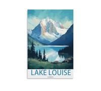 Jigsaw Puzzle 1000 Piece，Lake Louise Alberta Mountains Challenging Difficult Puzzle Educational Game JigsawPuzzles Gifts for Adults 38x26cm