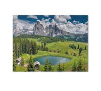 Jigsaw Puzzle 1000 Piece，Landscape around the Seiser Alm, Dolomites, South Tyrol，Paper Jigsaw Puzzle for Kids Adult, Puzzle Game Toys Gift for Wall Decoration（38x26cm）-G92