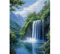 Jigsaw Puzzle 1000 Piece, Landscape Scenery Puzzles for Adults 1000, Jigsaw Puzzle Games Classic Educational, Wooden Puzzles, The Impossible Challenge, for Home Wall Decoration Gift BXHZW1-808