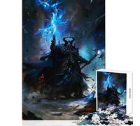 Jigsaw Puzzle 1000 Piece Lightning Ring Magic Lord Adult Jigsaw Puzzles Hand Speed Race Help The Brain Exercise Beautiful Design Game (38x52cm)
