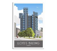 Jigsaw Puzzle 1000 Piece，Lloyd's Building London Skyline Classic Puzzle Kids Puzzle Challenging And Difficult Puzzles for Adults And Teens 52x38cm