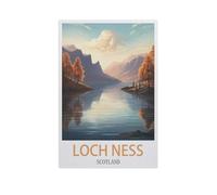 Jigsaw Puzzle 1000 Piece，Loch Ness Scotland，Classic Puzzle Adult Puzzle DIY Kit Paper Toy Unique Gift Modern Home Decor（38x26cm）-AI82
