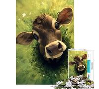 Jigsaw Puzzle 1000 Piece Look Me in The Eyes Help The Brain Exercise Home Decoration Family Game for 14+ Puzzle Game Offered (50x75cm)
