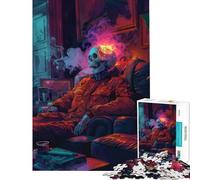 Jigsaw Puzzle 1000 Piece Luminescent Vigil Jigsaw Puzzle 1000 Home Decoration Toys Perfect Decoration for Is Ideal As A Gifts (50x75cm)