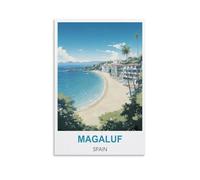 Jigsaw Puzzle 1000 Piece，Magaluf Spain Classic puzzle 3D puzzle diy kit paper toys unique gift residential culture 70x50cm