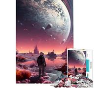 Jigsaw Puzzle 1000 Piece Magic River Space Help The Brain Exercise Stress Reliever Hands-on Game Suitable for People Aged 14 And Above (50x75cm)