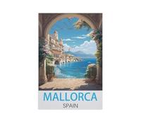 Jigsaw Puzzle 1000 Piece,Mallorca Spain,Classic Puzzle Adult Puzzle DIY Kit Paper Toy Unique Gift Modern Home Decor(50x70cm)-AM42