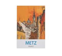 Jigsaw Puzzle 1000 Piece,Metz France,Classic Puzzle Adult Puzzle DIY Kit Paper Toy Unique Gift Modern Home Decor(50x70cm)-GD18