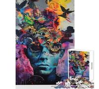 Jigsaw Puzzle 1000 Piece Mind Blown Street Art Impossible Game Family Activities Educational Toy Unique Birthday And Xmas Gifts (50x75cm)