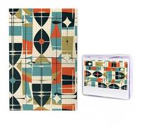 Jigsaw Puzzle 1000 Piece Modern Mid Century Puzzles for Adults Custom Puzzles from Photos Personalized Picture Wooden Puzzle Gifts for Family Wedding Birthdays Anniversaries