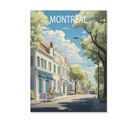 Jigsaw Puzzle 1000 Piece，Montreal City Canada，Classic Puzzle Adult Puzzle DIY Kit Paper Toy Unique Gift Modern Home Decor-Q65-26x38cm