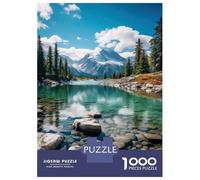 Jigsaw Puzzle 1000 Piece Mountain Lake Reflections Puzzles for Adults Brain Teaser Game But Fun And Humorous Deal As Gifts for The Whole Family 70x50cm/1000pcs