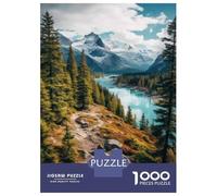 Jigsaw Puzzle 1000 Piece Mountain Lake Scenery-1 Puzzles for Adults Family Game Improve Memory Deal As Gifts for The Whole Family 38x26cm/1000pcs
