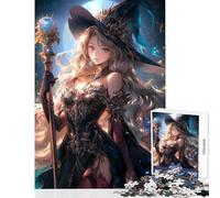 Jigsaw Puzzle 1000 Piece Mystical Maiden Anti-Stress Toys Great Gift for Games for Educational Game Artists Collection, Fine Art Size 38x52cm