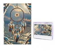 Jigsaw Puzzle 1000 Piece Native American Dream Catcher Puzzles for Adults Custom Puzzles from Photos Personalized Picture Wooden Puzzle Gifts for Family Wedding Birthdays Anniversaries