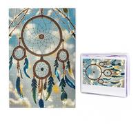Jigsaw Puzzle 1000 Piece Native American Dream Catcher Puzzles for Adults Custom Puzzles from Photos Personalized Picture Wooden Puzzle Gifts for Family Wedding Birthdays Anniversaries