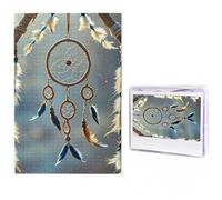 Jigsaw Puzzle 1000 Piece Native American Dream Catcher Puzzles for Adults Custom Puzzles from Photos Personalized Picture Wooden Puzzle Gifts for Family Wedding Birthdays Anniversaries