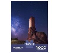 Jigsaw Puzzle 1000 Piece Night at Tower of Joy Puzzles for Adults Relax Games Stress Reliever Deal As Gifts for The Whole Family 38x26cm/1000pcs