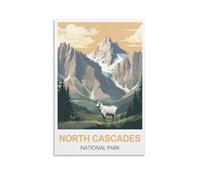 Jigsaw Puzzle 1000 Piece，North Cascades National Park Classic Puzzle Kids Puzzle Challenging And Difficult Puzzles for Adults And Teens 38x26cm