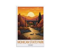 Jigsaw Puzzle 1000 Piece，Ohio Mohican State Park Classic Puzzle Kids Puzzle Challenging And Difficult Puzzles for Adults And Teens 70x50cm