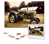 Jigsaw Puzzle 1000 Piece Old Tractor Photo Farm Puzzles for Adults Custom Puzzles from Photos Personalized Picture Wooden Puzzle Gifts for Family Wedding Birthdays Anniversaries