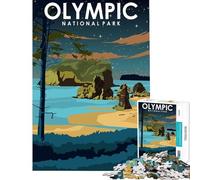 Jigsaw Puzzle 1000 Piece Olympic National Park Art for Educational Game Learning Educational Toys Gifts For Birthdays Home Decoration (Size 75x50cm)