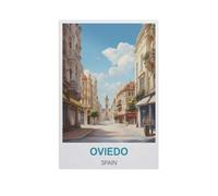 Jigsaw Puzzle 1000 Piece,Oviedo Spain,Classic Puzzle Adult Puzzle DIY Kit Paper Toy Unique Gift Modern Home Decor(38x26cm)-H62