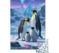 Jigsaw Puzzle 1000 Piece Penguin of Different Sizes, for Adults And Kids Impossible Educational Home Decoration 1000pcs (75x50cm)