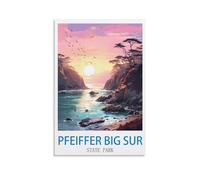 Jigsaw Puzzle 1000 Piece，Pfeiffer Big Sur State Park Jigsaw Puzzles 1000 Pieces for Adults Painting Puzzle 1000 Pieces DIY Challenging Puzzles for Adults 70x50cm