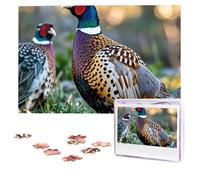 Jigsaw Puzzle 1000 Piece Pheasants Animals Puzzles for Adults Custom Puzzles from Photos Personalized Picture Wooden Puzzle Gifts for Family Wedding Birthdays Anniversaries