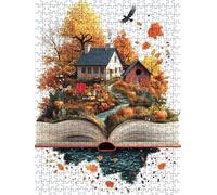 Jigsaw Puzzle 1000 Piece, Plant Road Puzzles for Adults 1000, Jigsaw Puzzle Games Classic Educational, Wooden Puzzles, The Impossible Challenge, for Home Wall Decoration Gift BXHZW1-1069