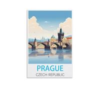 Jigsaw Puzzle 1000 Piece，Prague Czech Republics Posters Jigsaw Puzzles for Adults 1000 Piece, Classic Puzzle Teens Boys Girls Puzzles 70x50cm
